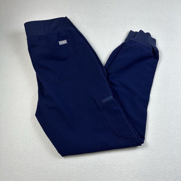 Figs Pants Womens XS Dark Blue ZAMORA JOGGER Scrub Bottom Technical Collection - Picture 1 of 15